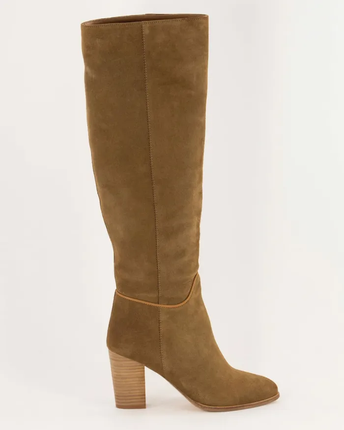 Sessn Womens Shoes Maria grande Tobacco Suede For Sale