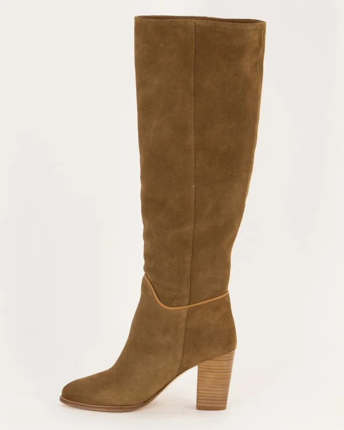 Sessn Womens Shoes Maria grande Tobacco Suede For Sale