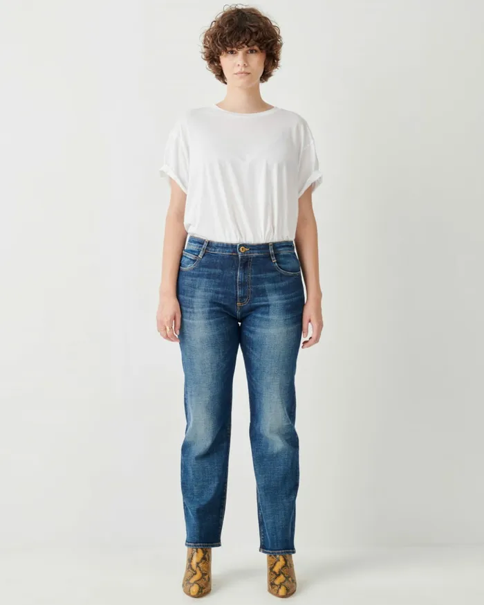 Sessn Womens Trousers Marino Melody Blue