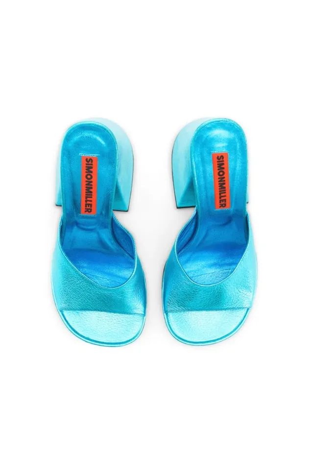 Shop Simon Miller HEELS Slice Heel Suburban Blue