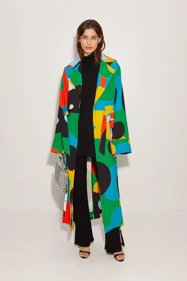 Shop Simon Miller JacketsCoats Djinn Robe Coat Wax Dot