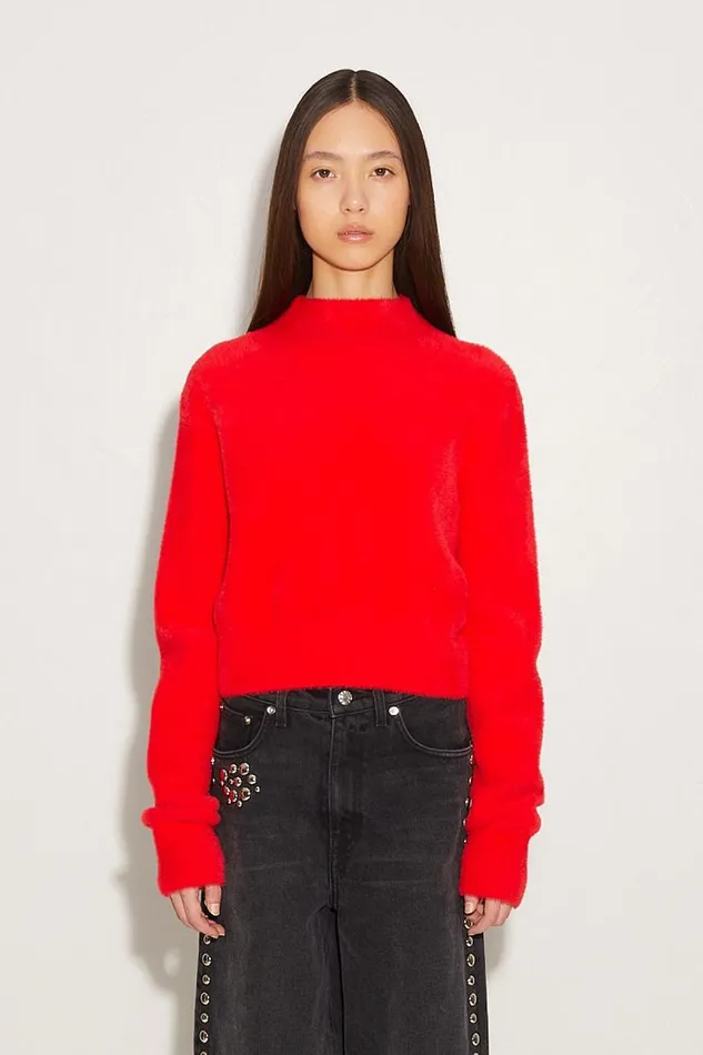 Shop Simon Miller TOPS Oko Sweater Mod Orange