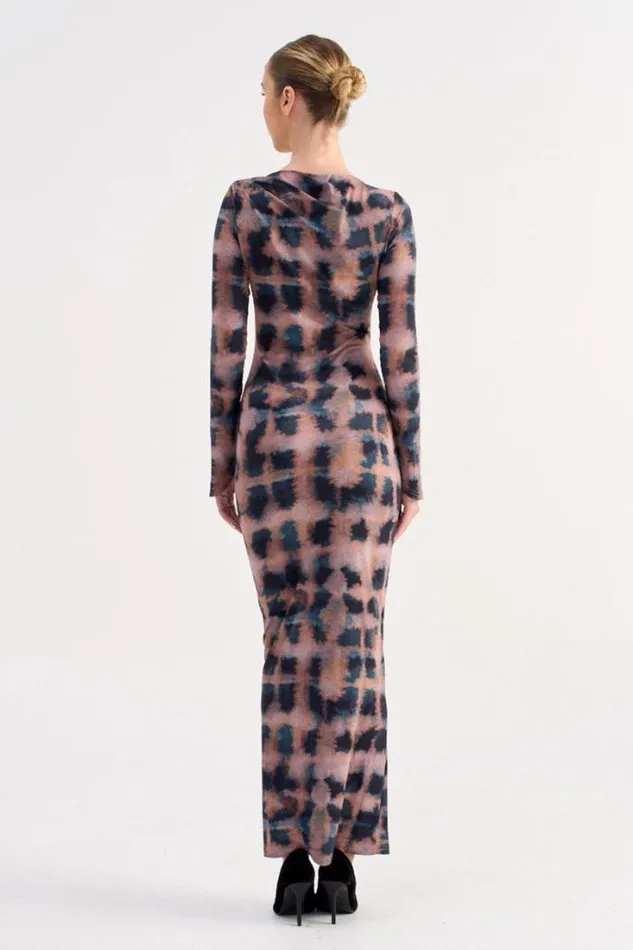 Shop SUBOO Dresses Shibori Long Sleeve Maxi Dress