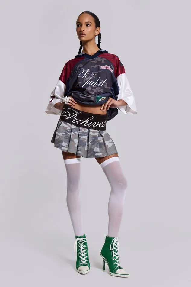Shop Touchdown Collar Football Shirt Women Tops Jaded London Shop Touchdown Collar Football Shirt Women Tops Jaded London