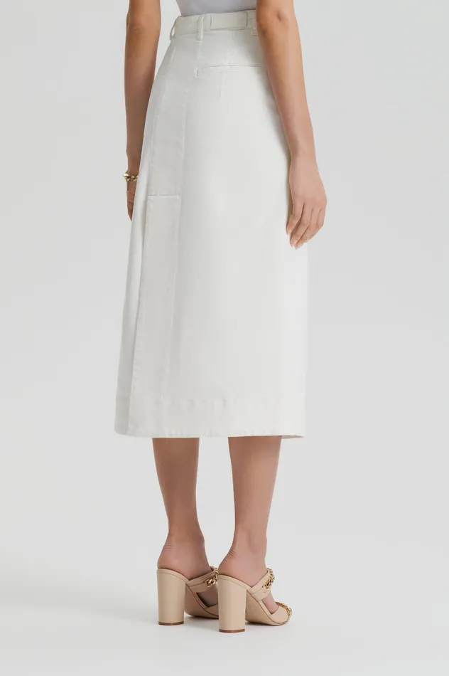Skirts Women Scanlan Theodore DENIM SKIRT NATURAL115 Skirts Women Scanlan Theodore DENIM SKIRT NATURAL115