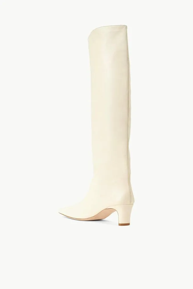 STAUD Boots WALLY BOOT Cream 8211 Women STAUD Boots WALLY BOOT Cream 8211 Women