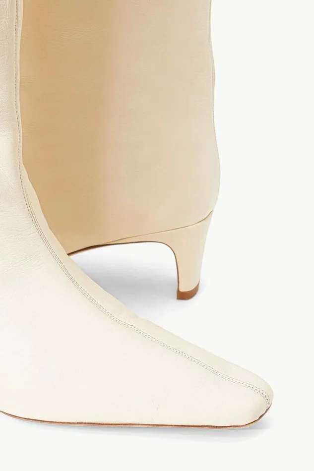STAUD Boots WALLY BOOT Cream 8211 Women STAUD Boots WALLY BOOT Cream 8211 Women