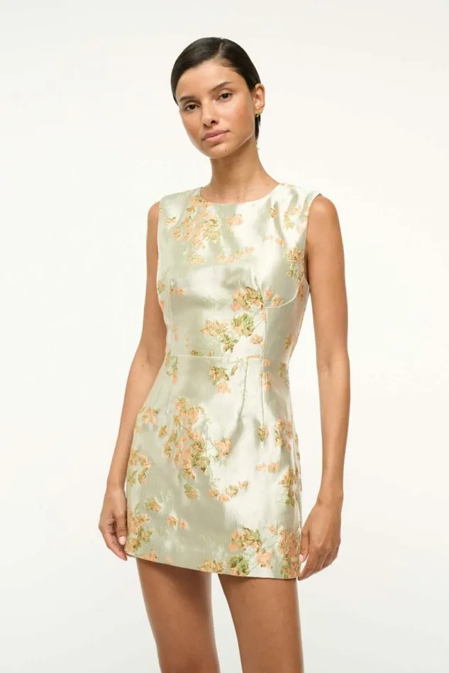 STAUD Dresses GARDEN DRESS Metallic Bloom 8211 Women STAUD Dresses GARDEN DRESS Metallic Bloom 8211 Women
