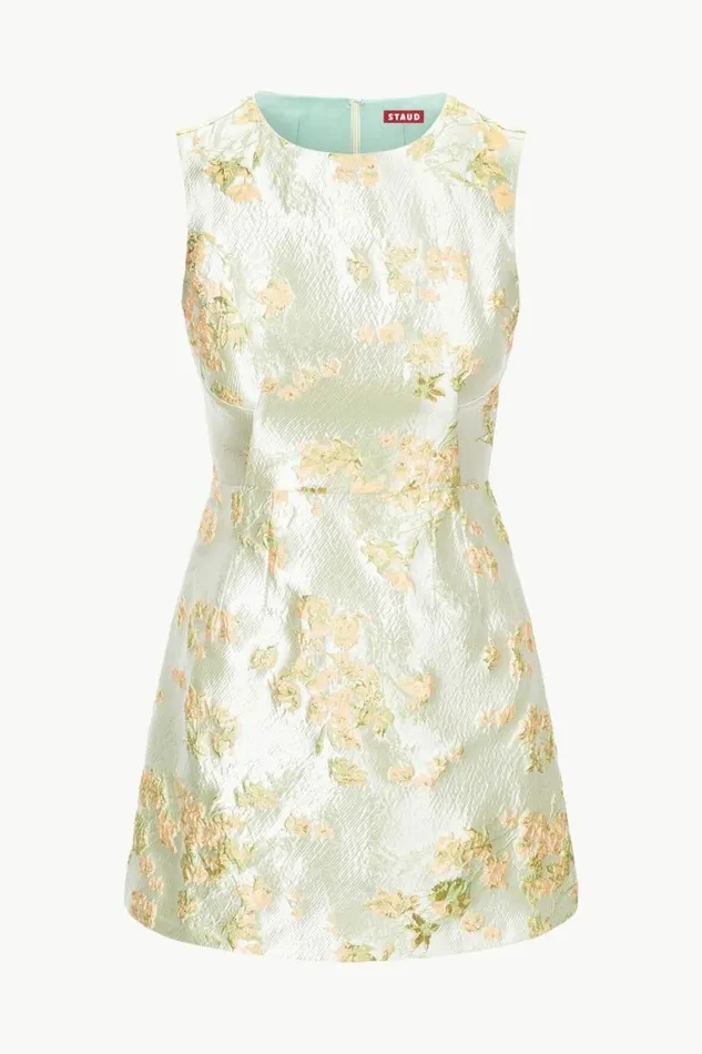 STAUD Dresses GARDEN DRESS Metallic Bloom 8211 Women STAUD Dresses GARDEN DRESS Metallic Bloom 8211 Women