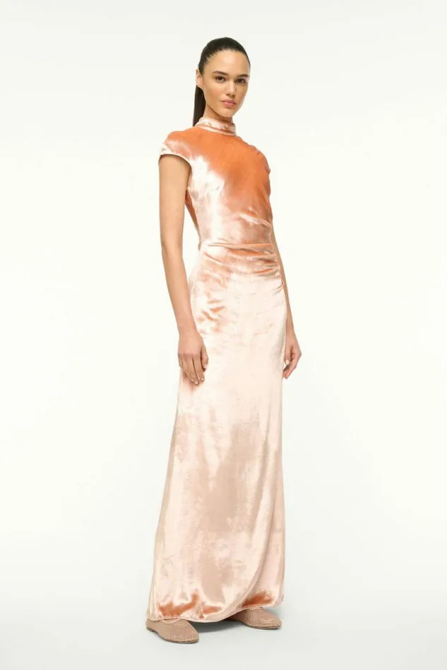 STAUD Dresses TINA DRESS Ash Rose 8211 Women STAUD Dresses TINA DRESS Ash Rose 8211 Women