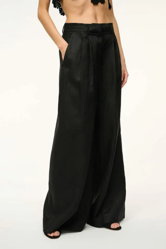 STAUD Pants and Shorts SASHA PANT Black 8211 Women STAUD Pants and Shorts SASHA PANT Black 8211 Women