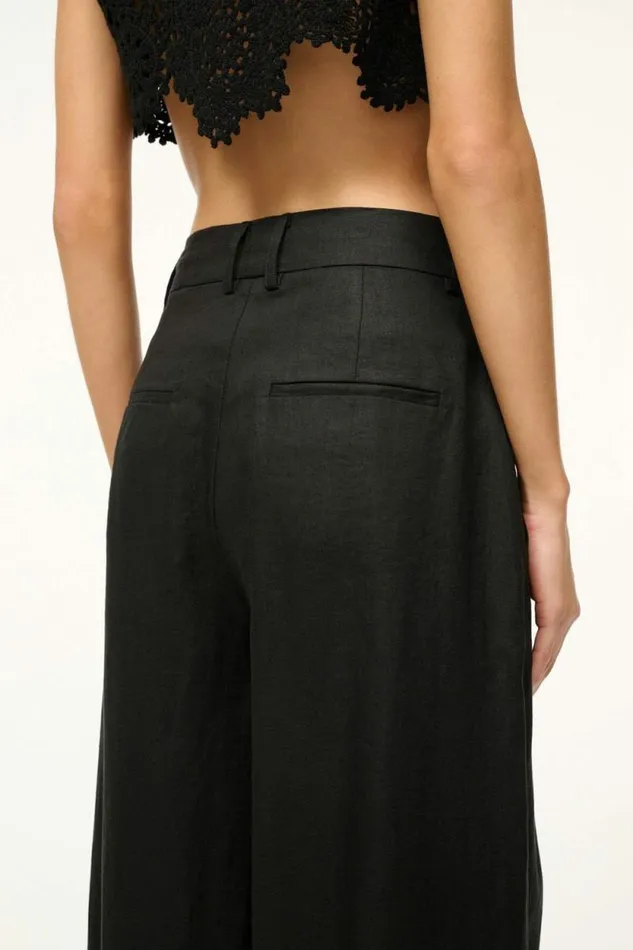 STAUD Pants and Shorts SASHA PANT Black 8211 Women STAUD Pants and Shorts SASHA PANT Black 8211 Women