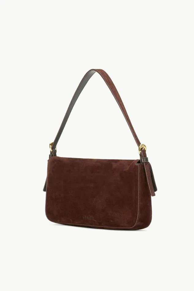 STAUD Shoulder HARLOW BAG Mahogany Suede 8211 Women STAUD Shoulder HARLOW BAG Mahogany Suede 8211 Women