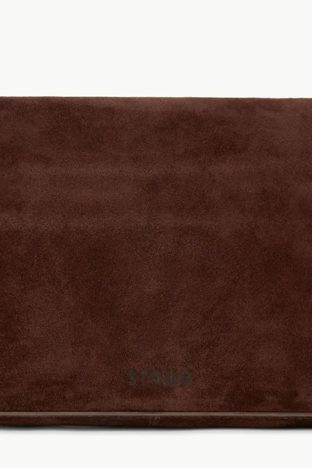 STAUD Shoulder HARLOW BAG Mahogany Suede 8211 Women STAUD Shoulder HARLOW BAG Mahogany Suede 8211 Women