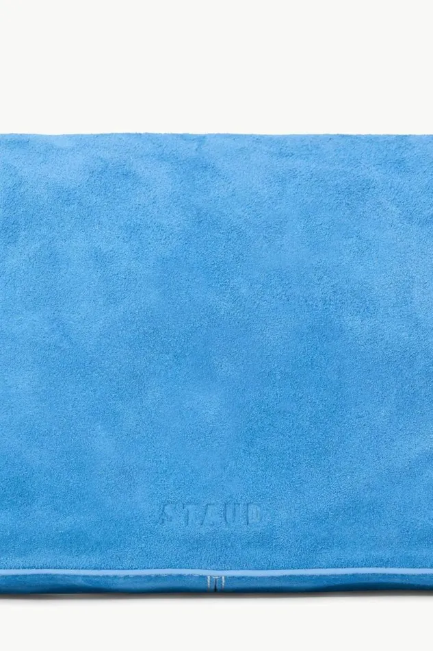 STAUD Shoulder HARLOW BAG Staud Blue Suede 8211 Women