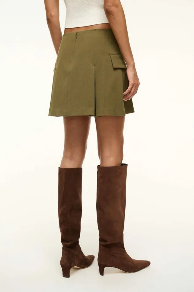 STAUD Skirts DIVISION SKIRT Sergeant Green 8211 Women STAUD Skirts DIVISION SKIRT Sergeant Green 8211 Women