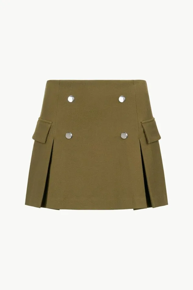 STAUD Skirts DIVISION SKIRT Sergeant Green 8211 Women STAUD Skirts DIVISION SKIRT Sergeant Green 8211 Women