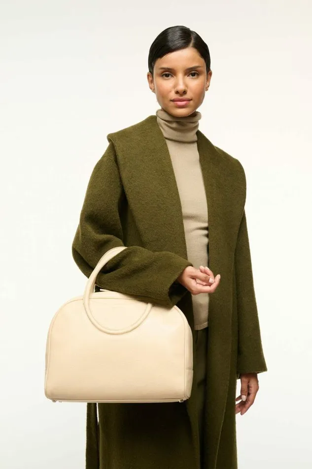 STAUD STAUD and Wrangler MAUDE BOWLER BAG Oat 8211 Women STAUD STAUD and Wrangler MAUDE BOWLER BAG Oat 8211 Women