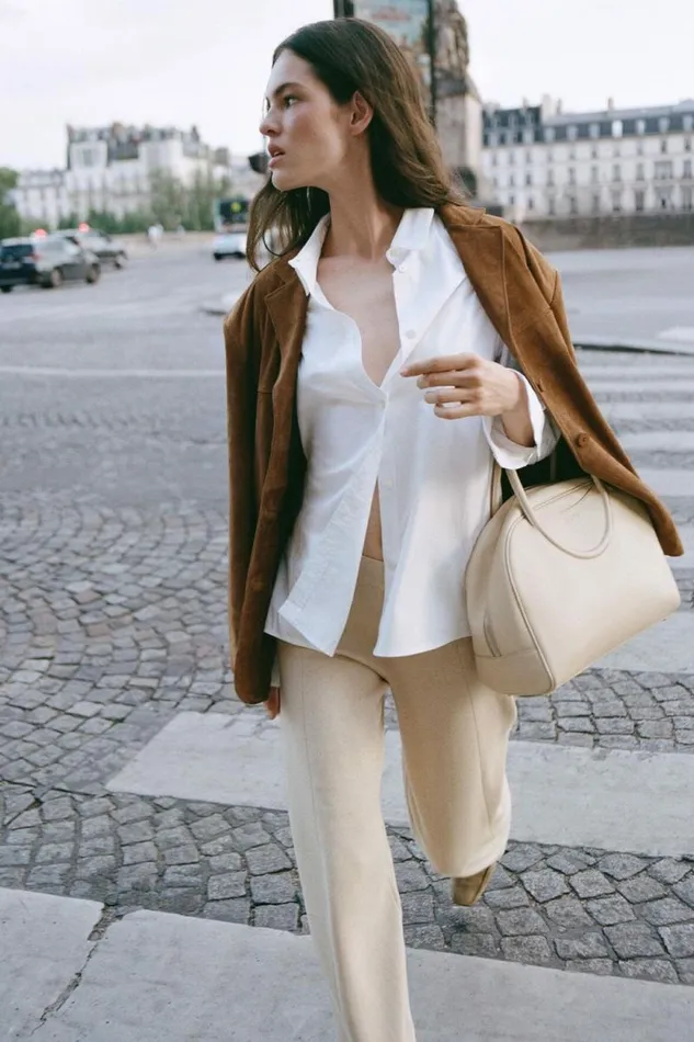 STAUD STAUD and Wrangler MAUDE BOWLER BAG Oat 8211 Women STAUD STAUD and Wrangler MAUDE BOWLER BAG Oat 8211 Women