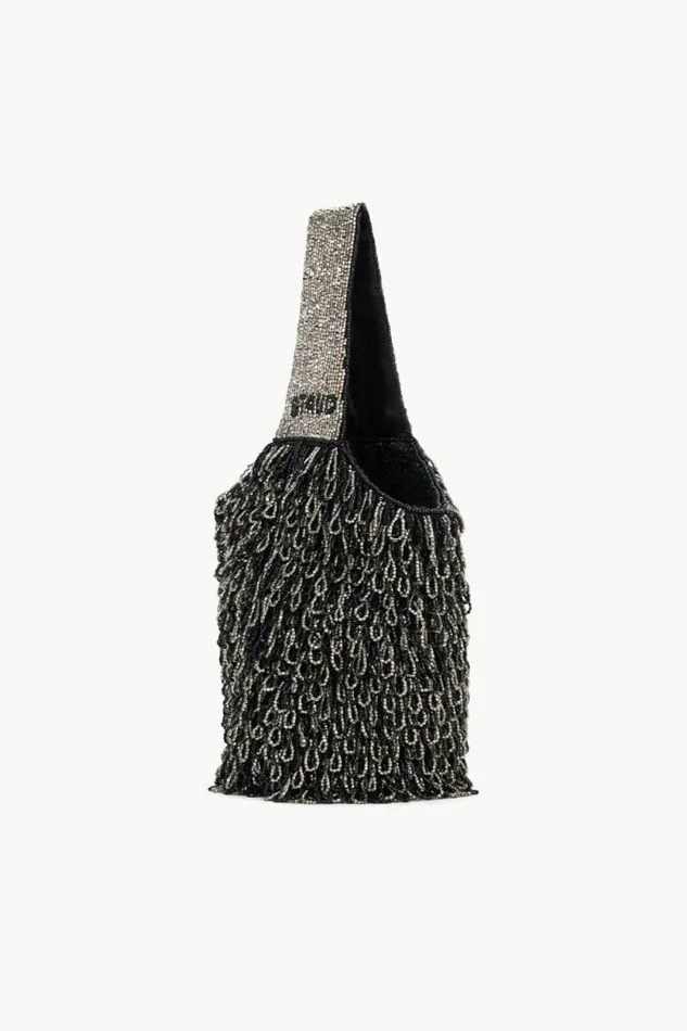 STAUD The Evening Edit HARUKO BEADED BAG Black 8211 Women