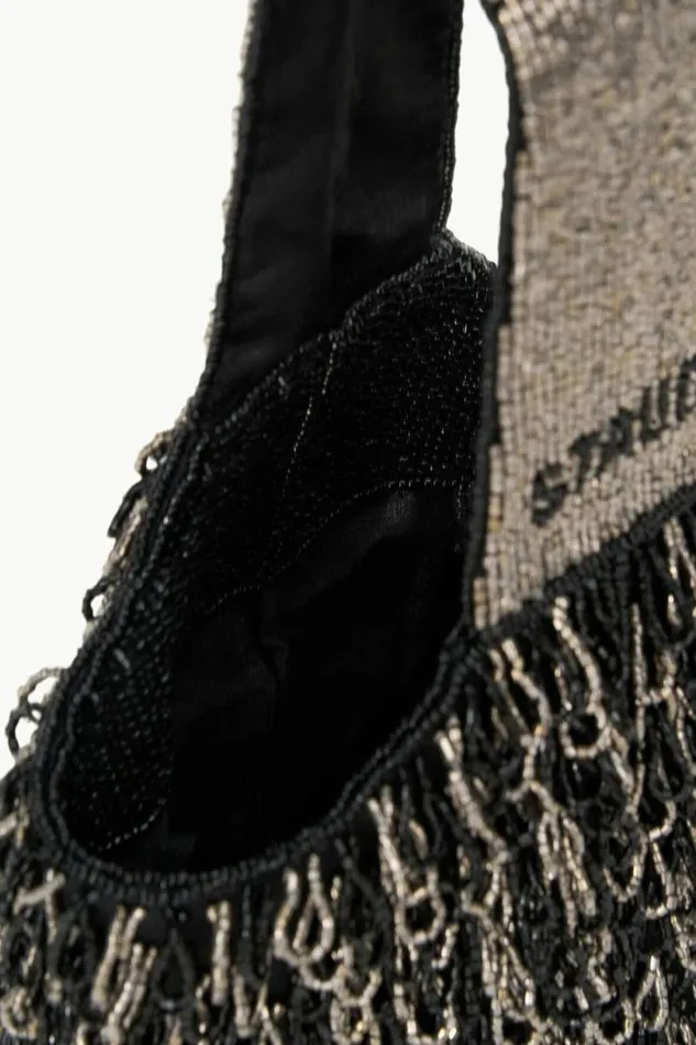 STAUD The Evening Edit HARUKO BEADED BAG Black 8211 Women