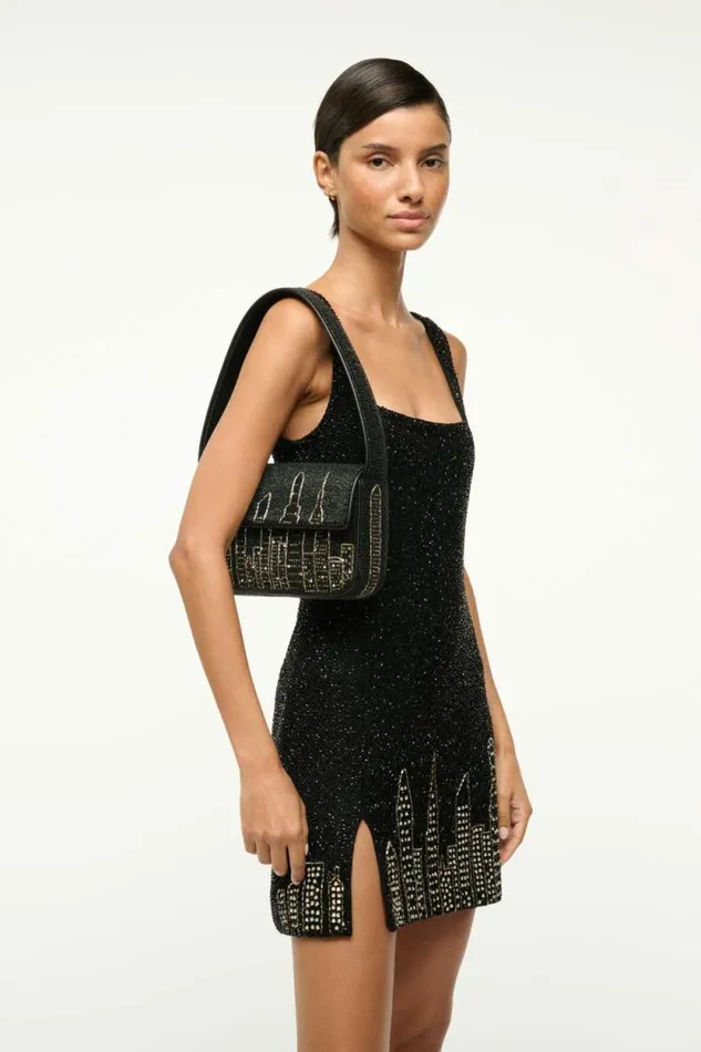 STAUD The Evening Edit TOMMY BEADED BAG Nyc Skyline 8211 Women STAUD The Evening Edit TOMMY BEADED BAG Nyc Skyline 8211 Women