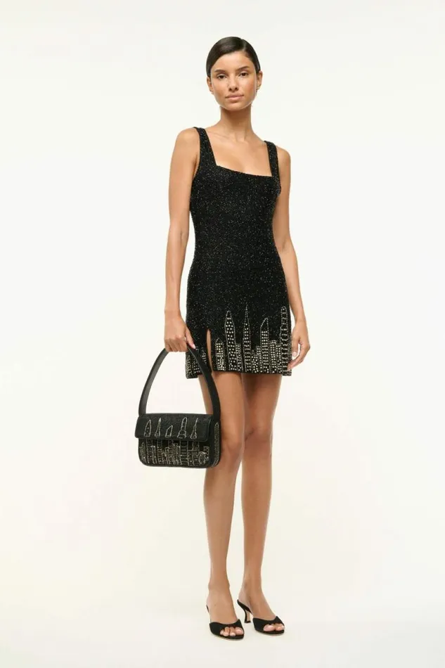 STAUD The Evening Edit TOMMY BEADED BAG Nyc Skyline 8211 Women STAUD The Evening Edit TOMMY BEADED BAG Nyc Skyline 8211 Women