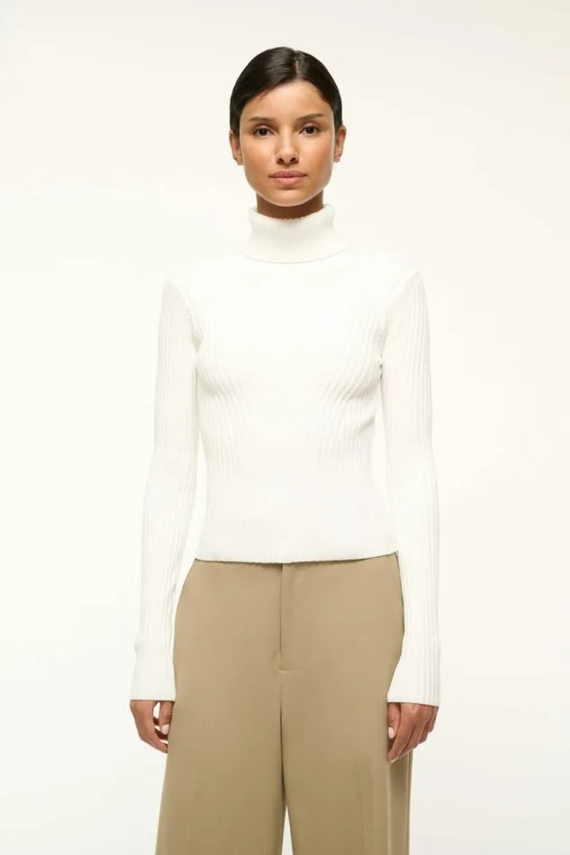 STAUD Tops JACE TOP Ivory 8211 Women STAUD Tops JACE TOP Ivory 8211 Women