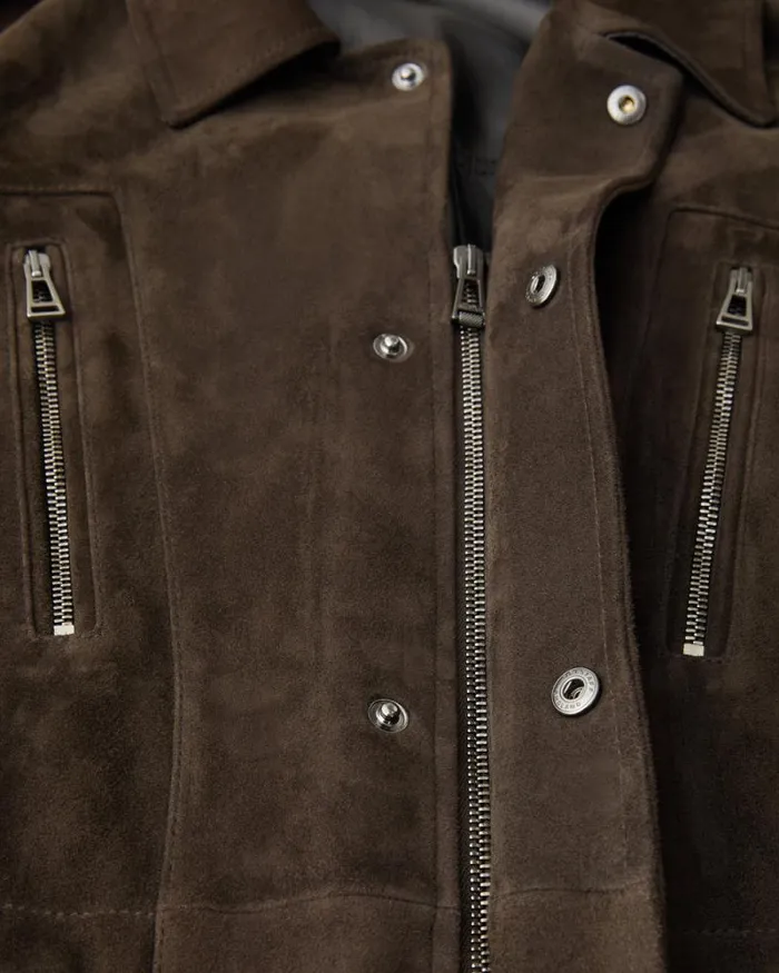 Suede and Shearling Jackets Men Belstaff Continental Jacket Burnt Oak Suede and Shearling Jackets Men Belstaff Continental Jacket Burnt Oak