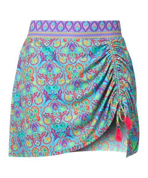 Swimwear Apparel Joebrowns Paradise Cove Swim Skirt Blue Multi