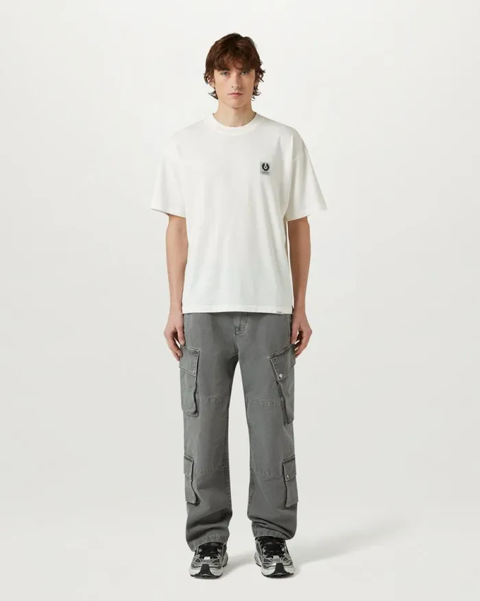 TShirts Men Belstaff Belstaff X Represent Patch TShirt White TShirts Men Belstaff Belstaff X Represent Patch TShirt White