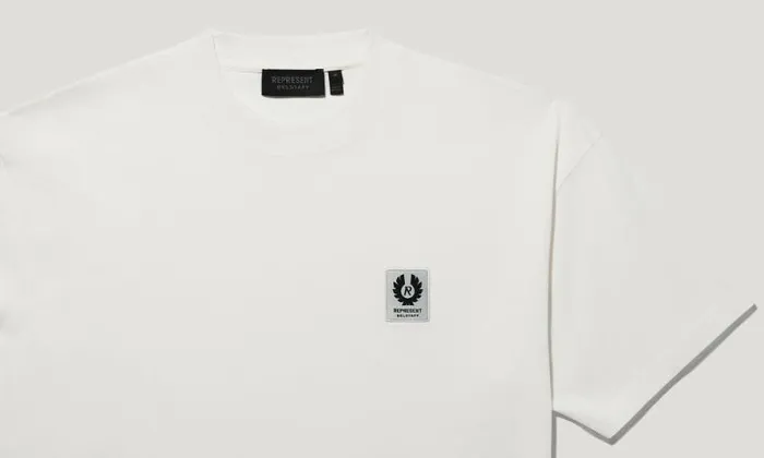 TShirts Men Belstaff Belstaff X Represent Patch TShirt White TShirts Men Belstaff Belstaff X Represent Patch TShirt White