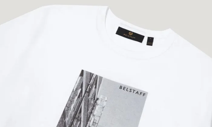 TShirts Men Belstaff Factory TShirt White TShirts Men Belstaff Factory TShirt White
