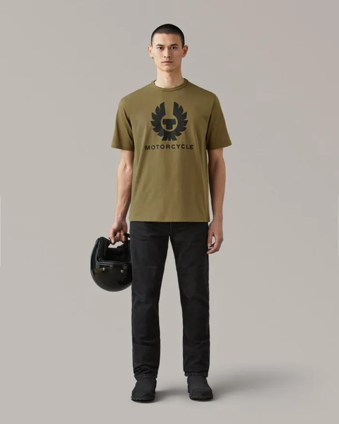 TShirts Men Belstaff Motorcycle Phoenix TShirt Belstaff Olive TShirts Men Belstaff Motorcycle Phoenix TShirt Belstaff Olive