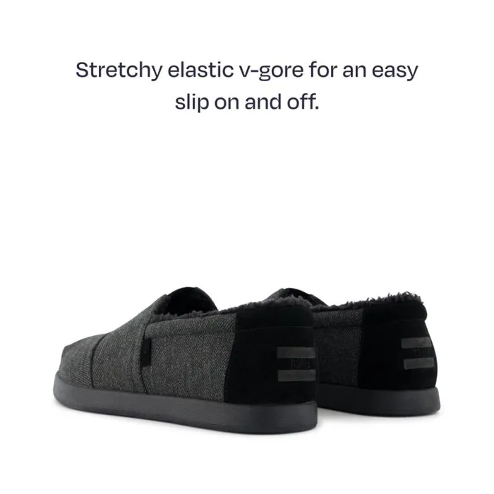 Toms Dress Casual Alp FWD Dark Grey Herringbone 8211 Men Toms Dress Casual Alp FWD Dark Grey Herringbone 8211 Men