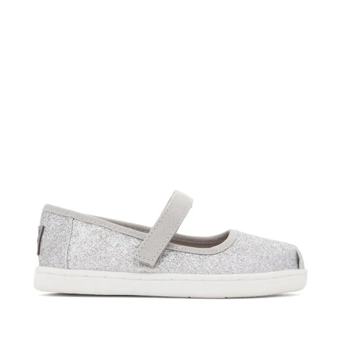 Toms Dress Casual Mary Jane Toddler Shoe Silver Glitter 8211 Kids