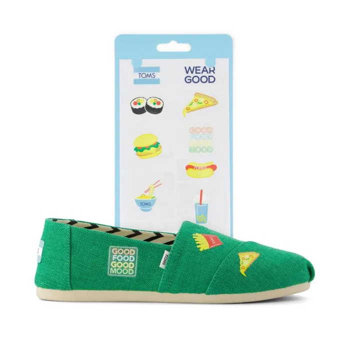 Toms Shoe Tattoos TOMS Shoe Tattoos 2 Pack Glow In The Dark Food Snacks 8211 Gear