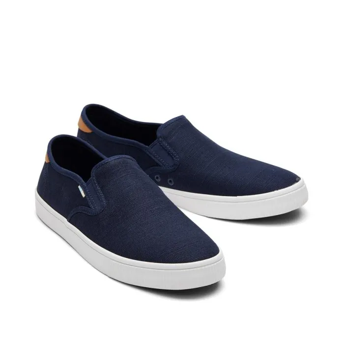 Toms Slip Ons Baja Slip On Sneaker Navy Heriitage Canvas 8211 Men Toms Slip Ons Baja Slip On Sneaker Navy Heriitage Canvas 8211 Men