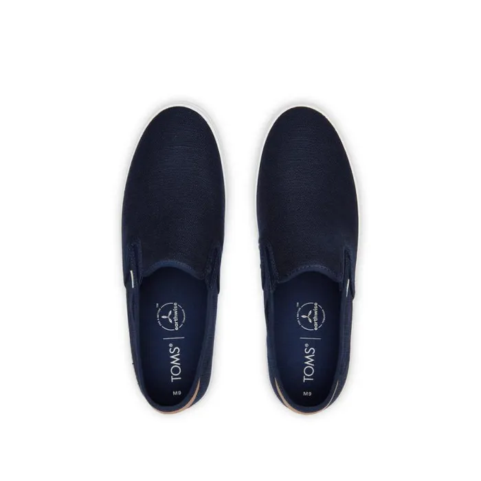Toms Slip Ons Baja Slip On Sneaker Navy Heriitage Canvas 8211 Men Toms Slip Ons Baja Slip On Sneaker Navy Heriitage Canvas 8211 Men