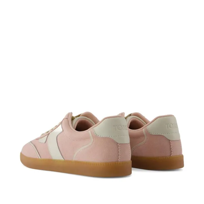 Toms Sneakers Collins Casual LaceUp Sneaker Pale Rose Suede And Leather 8211 Women
