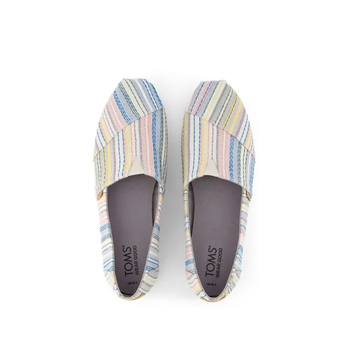 Toms TOMS Classics Alpargata Cloudbound Stripes Grey 8211 Women