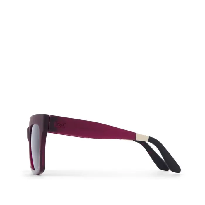 Toms Traveler Collection Adelaide Traveler Sunglasses Matteshiny Midnight Plum Crystal Fadedark Grey 8211 Gear Toms Traveler Collection Adelaide Traveler Sunglasses Matteshiny Midnight Plum Crystal Fadedark Grey 8211 Gear