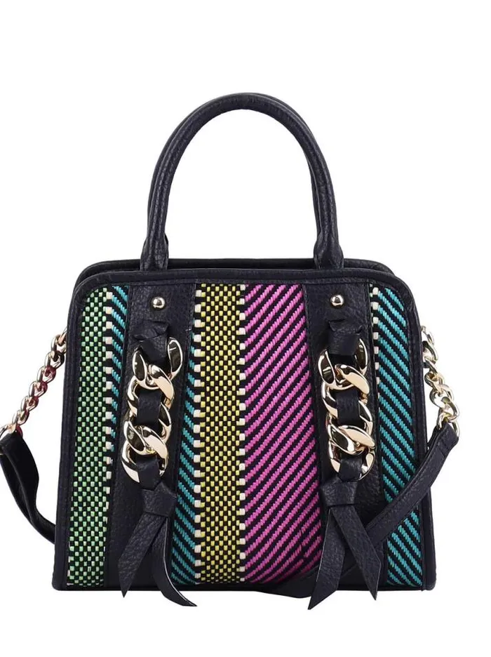 Tote Bags Jessica Simpson Maison Satchel In Straw Multi