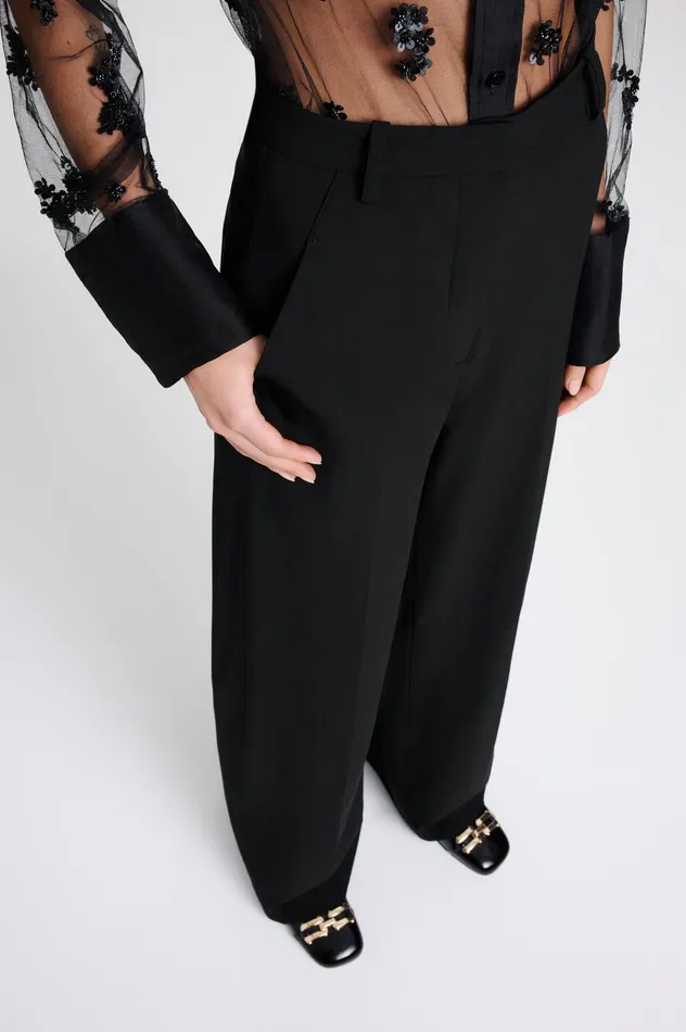 Trousers GOTHAM TAILORED TROUSER BLACK Scanlan Theodore Women Trousers GOTHAM TAILORED TROUSER BLACK Scanlan Theodore Women