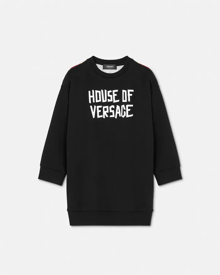 Versace Knitwear and Sweatshirts Kids Sweatshirt Dress Black