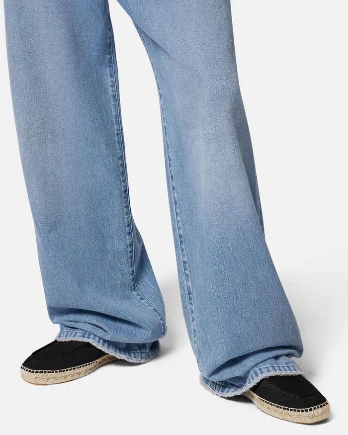 Versace Loafers and Slippers Men Logo Suede Espadrilles Black