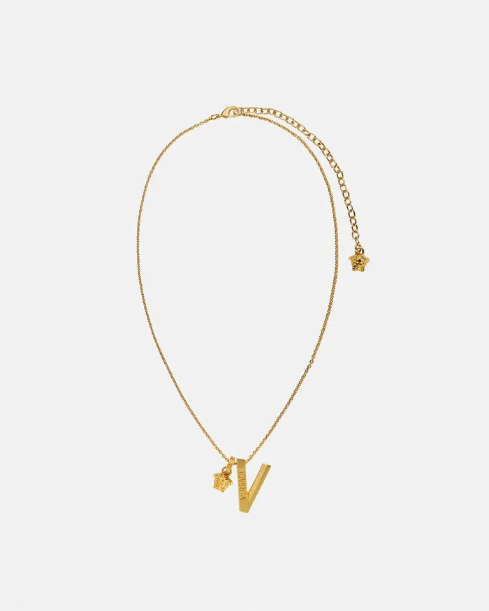 Versace Necklaces WomenMen V2025 Chain Necklace Light Gold