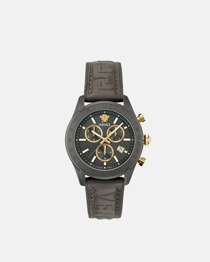 Versace Watches Men Chrono Master Watch Black