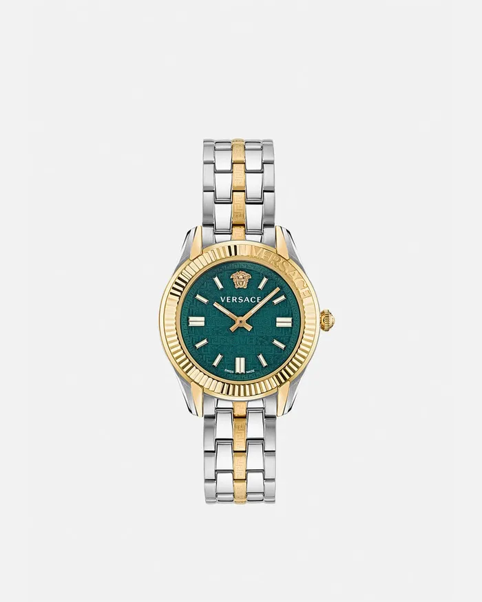 Versace Watches Women Greca Time Lady Watch Silver