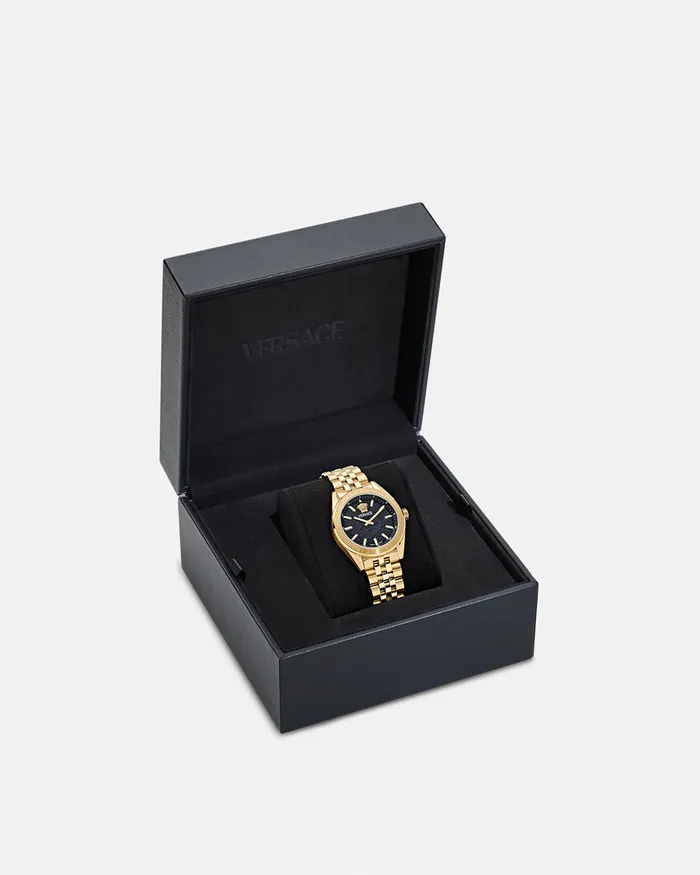 Versace Watches Women VCode Lady Watch Blackgold
